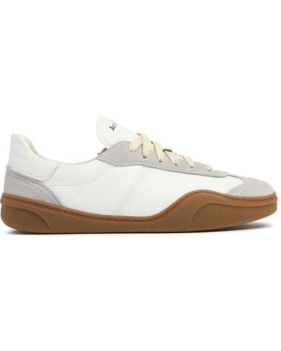 Acne Studios Bars Low Top Trainers - White