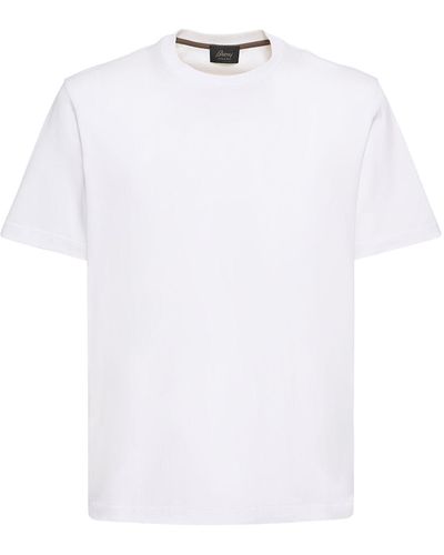 Brioni Cotton Jersey T-Shirt - White