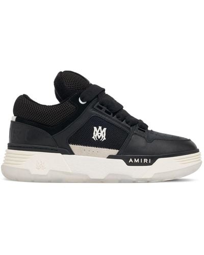 Amiri Ma-1 Leather Low Top Trainers - Black