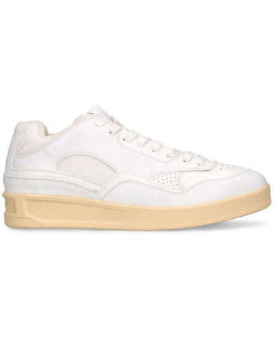 Jil Sander Ledersneakers "classic" - Weiß