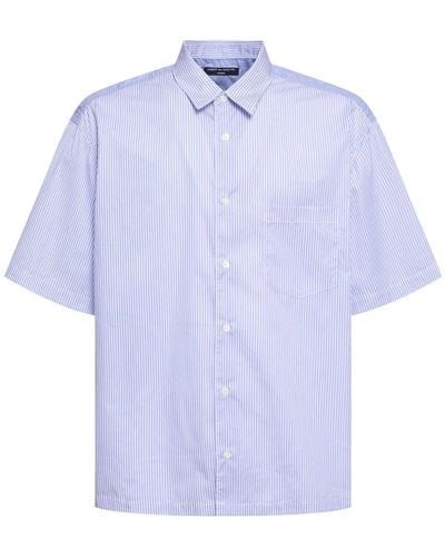 Comme des Garçons Cotton Short Sleeve Shirt - Blue