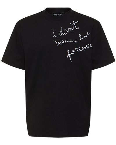 MSGM T-shirt tiago alexandre x - Noir