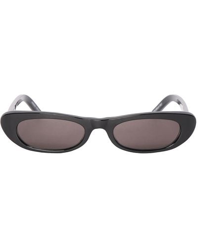 Saint Laurent Sl 557 Shade Acetate Sunglasses - Gray