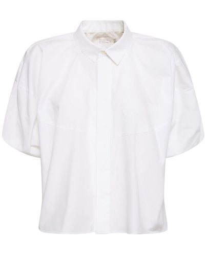 Sacai Poplin shirt - Bianco
