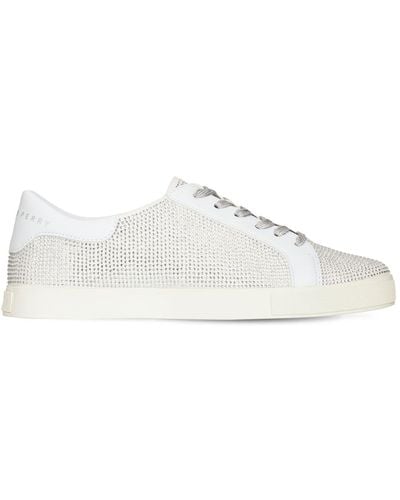 Katy Perry 10mm The Rizzo Embellished Trainers - White
