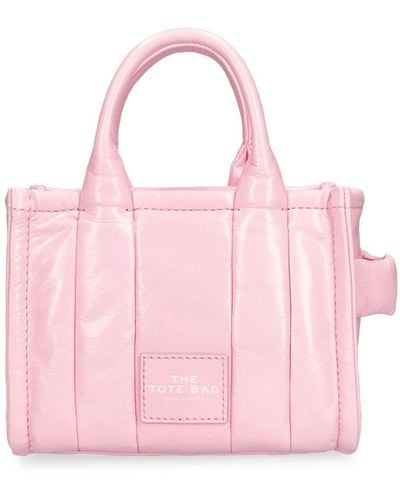 Marc Jacobs The Crossbody Leather Tote Bag - Pink