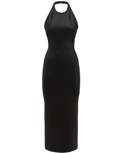 Alexander Wang ニットロングドレス - ブラック