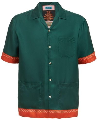 Gucci Silk Shirt - Green