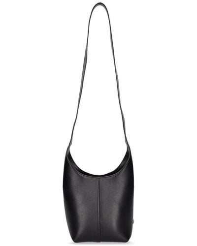 Michael Kors Mini Dede Leather Hobo Bag - Black