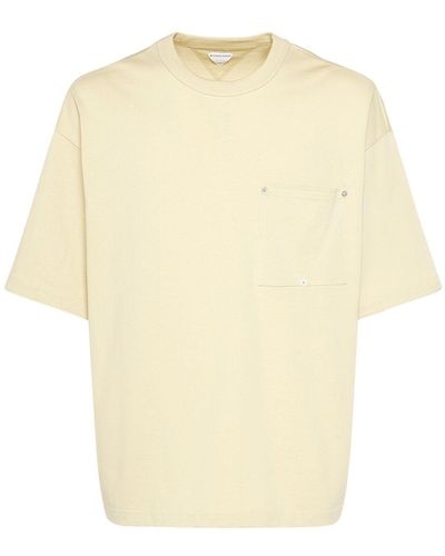 Bottega Veneta T-shirt oversize in jersey di cotone - Neutro