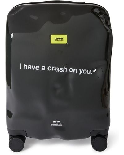 MSGM X Crash baggage Icon Cabin luggage - Black