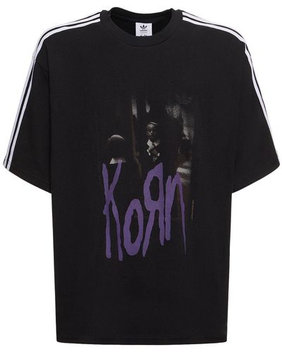 adidas Originals Korn グラフィックtシャツ - ブラック