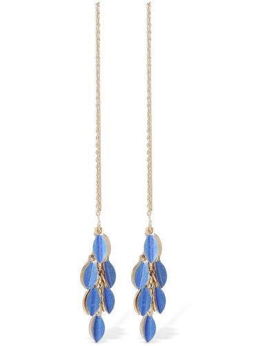 Isabel Marant Pendientes color shiny lea - Azul