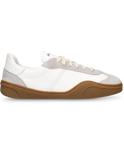 Acne Studios Bars Low Top Trainers - White