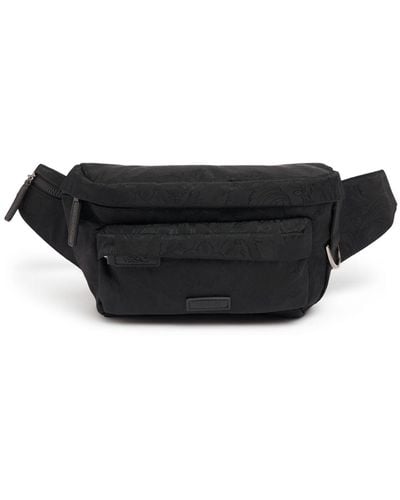 Versace Barocco Nylon Belt Bag - Black