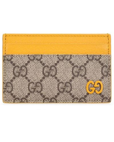 Gucci Porte-cartes gg supreme - Gris