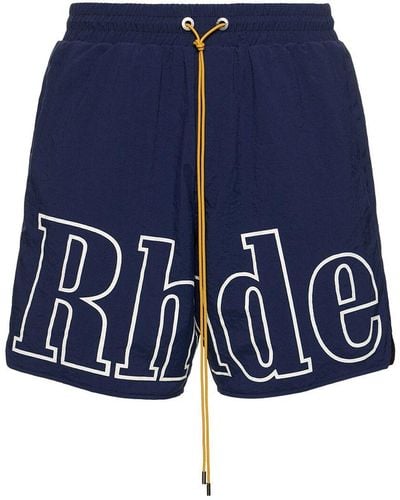 Rhude Shorts deportivos - Azul