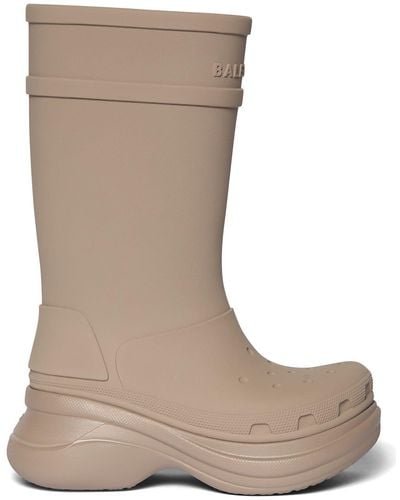 Balenciaga X Crocs Mid-calf Boots - Brown