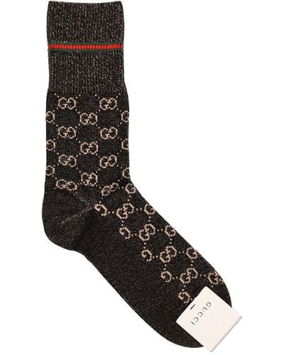Gucci Cotton Blend Socks - Black