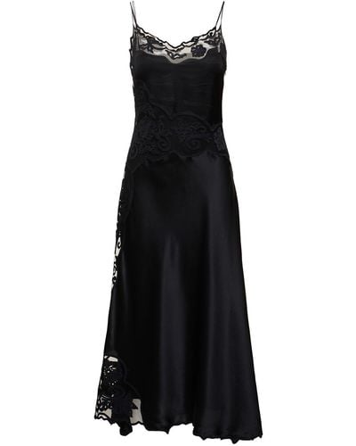 Ulla Johnson Lucienne Silk Long Dress - Black