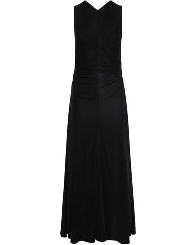 Bottega Veneta Viscose Long Dress - Black