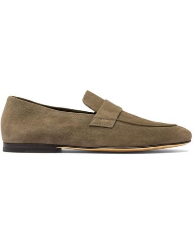 Officine Creative Airto Suede Leather Loafers - Brown