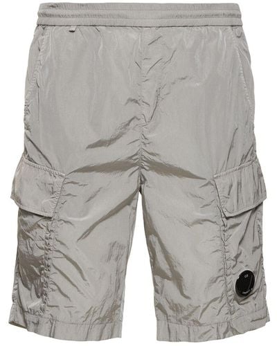C.P. Company Chrome-r Cargo Shorts - Grey