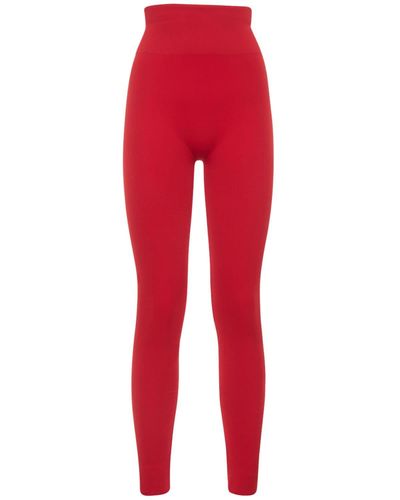 Red ANDREADAMO Pants, Slacks and Chinos for Women | Lyst