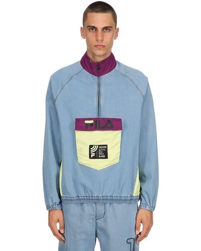 Fila Anorak Aus Baumwollmishcung "doug" - Blau