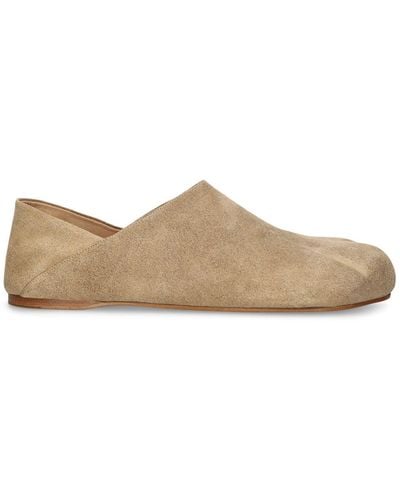 JW Anderson Paw Suede Loafers - Brown