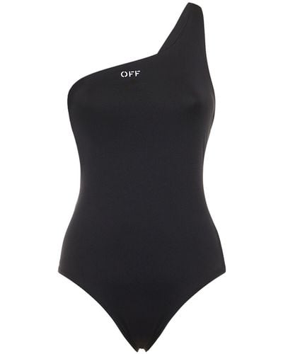 Off-White c/o Virgil Abloh Off Stamp Lycra One-Piece Swimsuit - Black