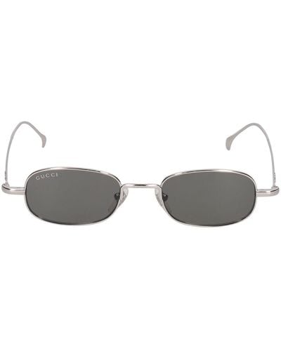 Gucci Gg1648s メタルサングラス - メタリック