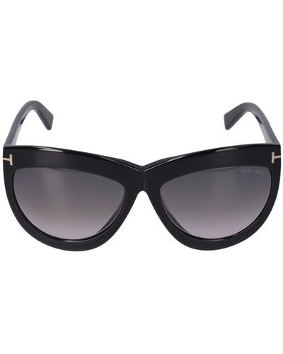 Tom Ford Doris Acetate Sunglasses - Black