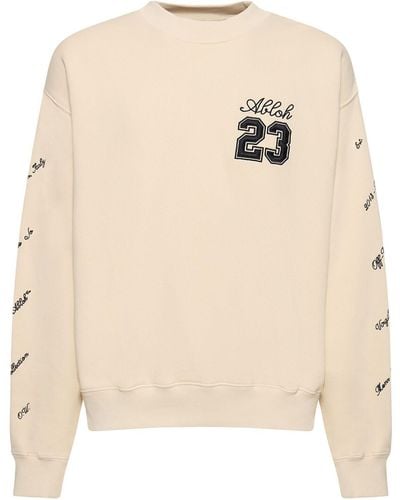 Off-White c/o Virgil Abloh Sweat-shirt en coton à logo 23 skate - Neutre