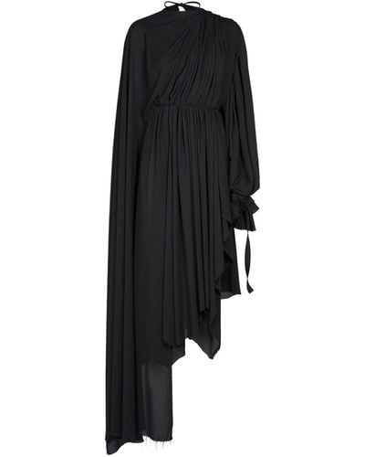 Balenciaga Light Tech Crepe Dress - Black