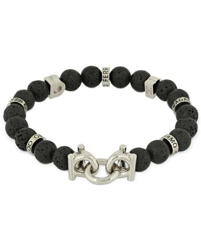 Ferragamo Navy Hawk Eye Bracelet
