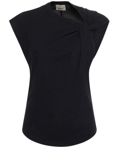 Isabel Marant Nayda コットンtシャツ - ブラック