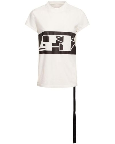 Rick Owens Logo Short Sleeve Jersey T-shirt - Multicolour