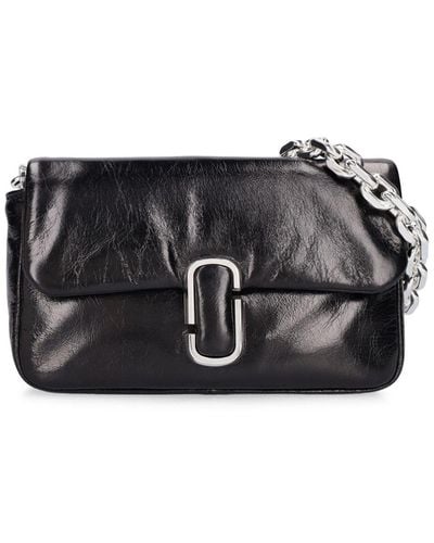 Marc Jacobs The Mini Pillow Leather Shoulder Bag - Black