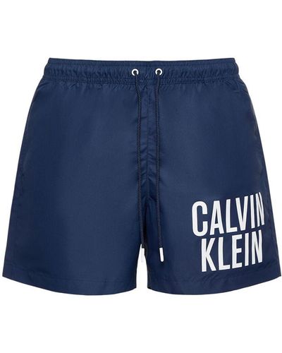 Blue Calvin Klein Beachwear and Swimwear for Men | Lyst