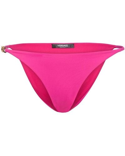 Versace Bikinislip Aus Lycra "medusa" - Pink
