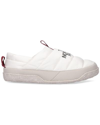 The North Face Nuptse Down Mules - White
