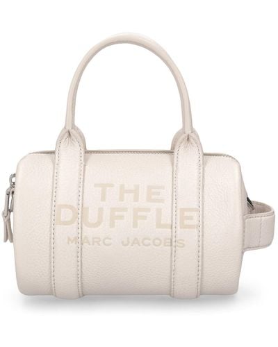 Marc Jacobs Sac en cuir the mini duffle - Neutre