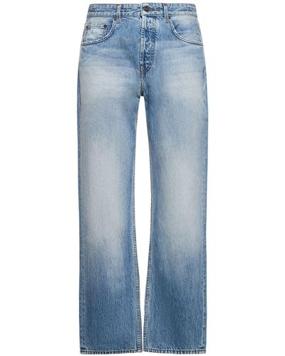Jacquemus Le De-Nimes Fresa Cotton Jeans - Blue