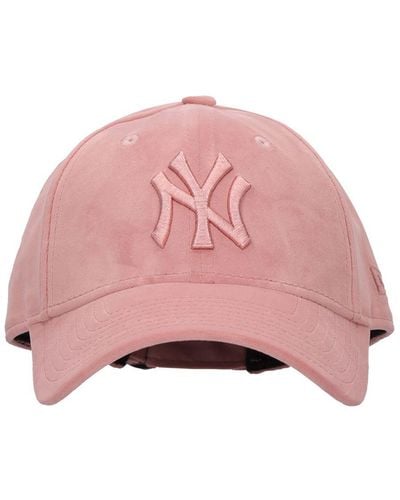 KTZ 9forty Ny Yankees ベロアキャップ - ピンク
