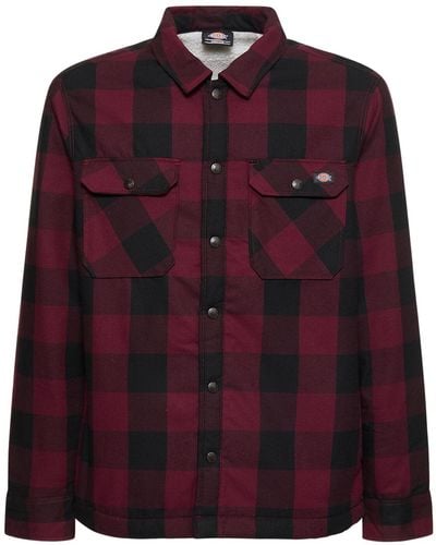 Dickies Lined Sacrato Shirt - Red