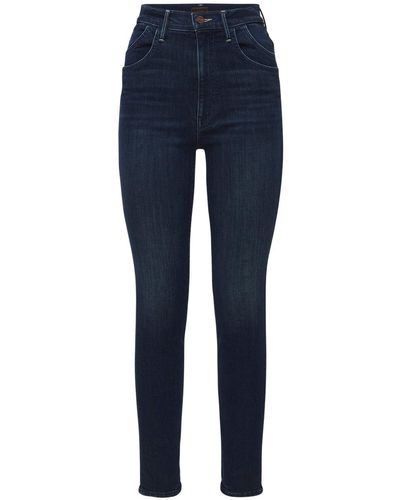Mother Jeans The Stash Swooner In Misto Cotone - Blu