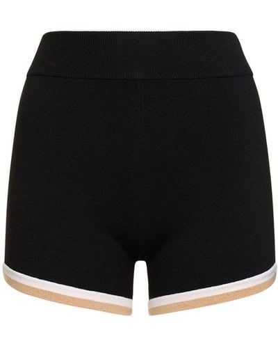 Nagnata Retro High Waist Shorts - Black