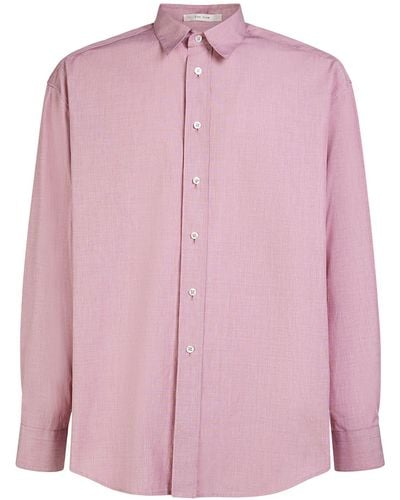 The Row Miller Cotton Shirt - Pink