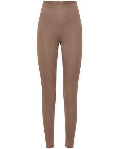 ANDAMANE Holly 80's Stretch Jersey leggings - Natural